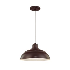 Millennium - RWHC14-ABR - One Light Pendant - R Series - Architectural Bronze