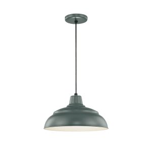 Millennium - RWHC14-SG - One Light Pendant - R Series - Satin Green