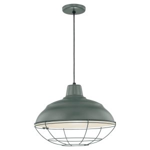 Millennium - RWHC17-SG - One Light Pendant - R Series - Satin Green