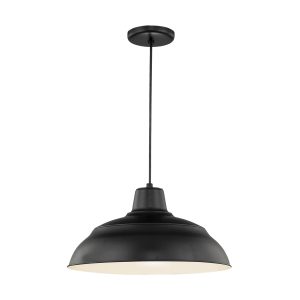 Millennium - RWHC17-SB - One Light Pendant - R Series - Satin Black
