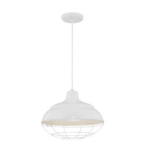 Millennium - RWHC14-WH - One Light Pendant - R Series - White