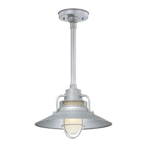 Millennium - RRRS14-GA - One Light Pendant - R Series - Galvanized