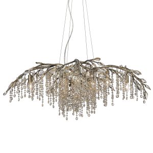 Golden - 9903-12 MG - 12 Light Chandelier - Autumn Twilight - Mystic Gold