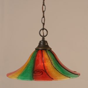 Toltec Lighting - 10-DG-767 - One Light Pendant - Any - Dark Granite