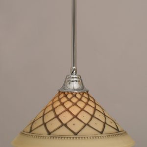 Toltec Lighting - 26-CH-718 - One Light Pendant - Any - Chrome