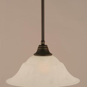Toltec Lighting - 26-DG-53615 - One Light Pendant - Any - Dark Granite