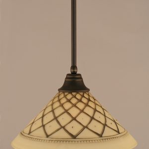 Toltec Lighting - 26-DG-718 - One Light Pendant - Any - Dark Granite