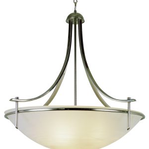 Trans Globe Imports - 8177 BN - Three Light Pendant - Vitalian - Brushed Nickel