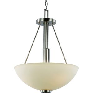 Trans Globe Imports - 70528 BN - Three Light Pendant - Mod Pod - Brushed Nickel