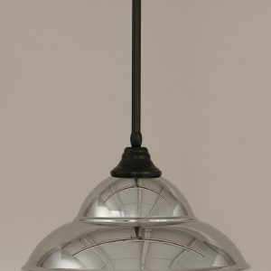 Toltec Lighting - 26-MB-429-CH - One Light Pendant - Any - Matte Black
