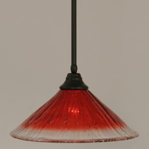 Toltec Lighting - 26-MB-716 - One Light Pendant - Any - Matte Black