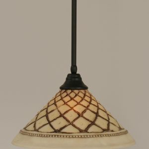 Toltec Lighting - 26-MB-718 - One Light Pendant - Any - Matte Black