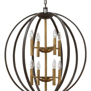 Hinkley - 3468SB - LED Chandelier - Euclid - Spanish Bronze