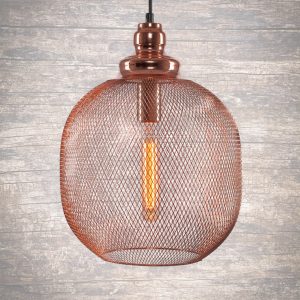 Toltec Lighting - 1806-CP-AT9S - One Light Pendant - Plexus - Copper