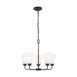 Generation Lighting - 3115205-710 - Five Light Chandelier - Kerrville - Bronze