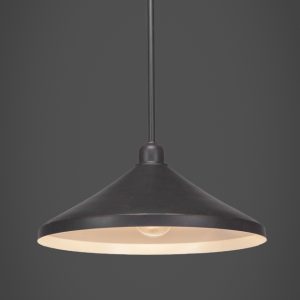 Toltec Lighting - 281-DG-422 - One Light Mini Pendant - Vintage - Dark Granite