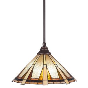 Toltec Lighting - 26-DG-934 - One Light Pendant - Any - Dark Granite