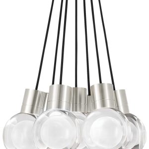 Visual Comfort Modern - 700TDMINAP7CBS-LEDWD - LED Pendant - Mina - Satin Nickel