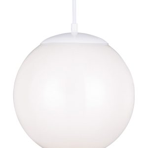 Visual Comfort Studio - 6022EN3-15 - One Light Pendant - Leo - Hanging Globe - White