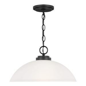 Generation Lighting - 65160EN3-112 - One Light Pendant - Oslo - Midnight Black