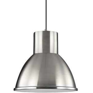 Generation Lighting - 6517401EN3-962 - One Light Pendant - Division Street - Brushed Nickel
