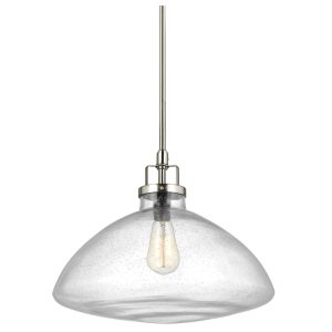 Generation Lighting - 6614501-962 - One Light Pendant - Belton - Brushed Nickel