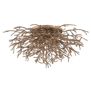 Troy Lighting - C6090-VZ - Three Light Flush Mount - Sierra - Vienna Bronze