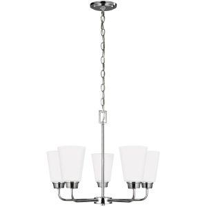 Generation Lighting - 3115205-05 - Five Light Chandelier - Kerrville - Chrome