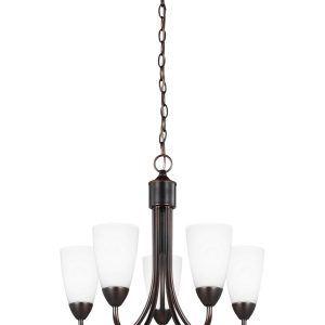 Generation Lighting - 3120205-710 - Five Light Chandelier - Seville - Bronze
