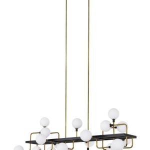 Visual Comfort Modern - 700LSVGOOR - 25 Light Linear Chandelier - Viaggio