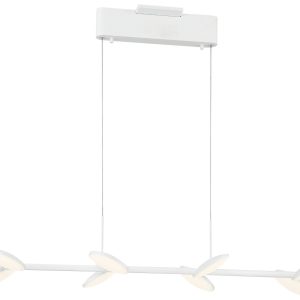 George Kovacs - P1156-044B-L - LED Island Pendant - Eyespy - Matte White