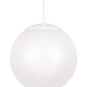 Visual Comfort Studio - 602293S-15 - LED Pendant - Leo - Hanging Globe - White