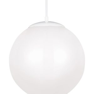 Visual Comfort Studio - 602493S-15 - LED Pendant - Leo - Hanging Globe - White