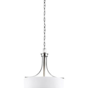 Generation Lighting - 6528803-962 - Three Light Pendant - Canfield - Brushed Nickel