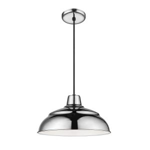 Millennium - RWHC14-PN - One Light Pendant - R Series - Polished Nickel