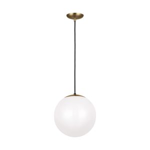 Visual Comfort Studio - 6022-848 - One Light Pendant - Leo - Hanging Globe - Satin Brass