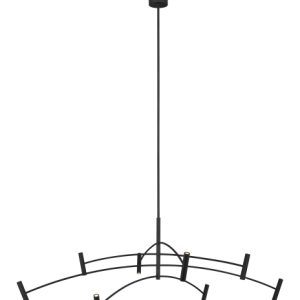 Visual Comfort Modern - 700ARL60B-LED930 - LED Chandelier - Aerial - Matte Black