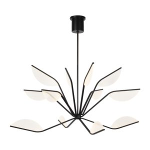 Visual Comfort Modern - 700BLT48B-LED930 - LED Chandelier - Belterra - Matte Black