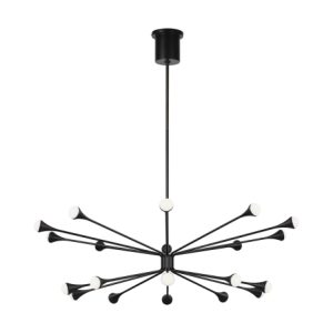 Visual Comfort Modern - 700LDY20B-LED930 - LED Chandelier - Lody - Matte Black