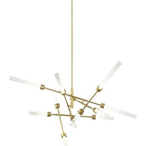 Visual Comfort Modern - 700LNG12ANB-LED930 - LED Chandelier - Linger - Natural Brass