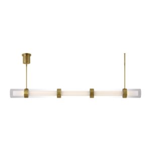 Visual Comfort Modern - 700LSWIT5R-LED930 - LED Suspension - Wit - Aged Brass