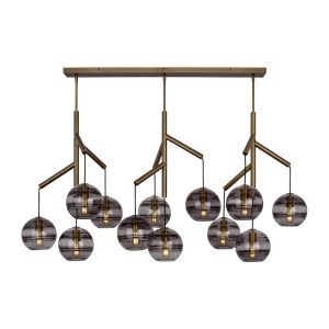 Visual Comfort Modern - 700SDNMPL3KR - 12 Light Chandelier - Sedona - Aged Brass