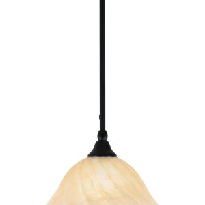 Toltec Lighting - 23-MB-57217 - One Light Mini Pendant - Any - Matte Black