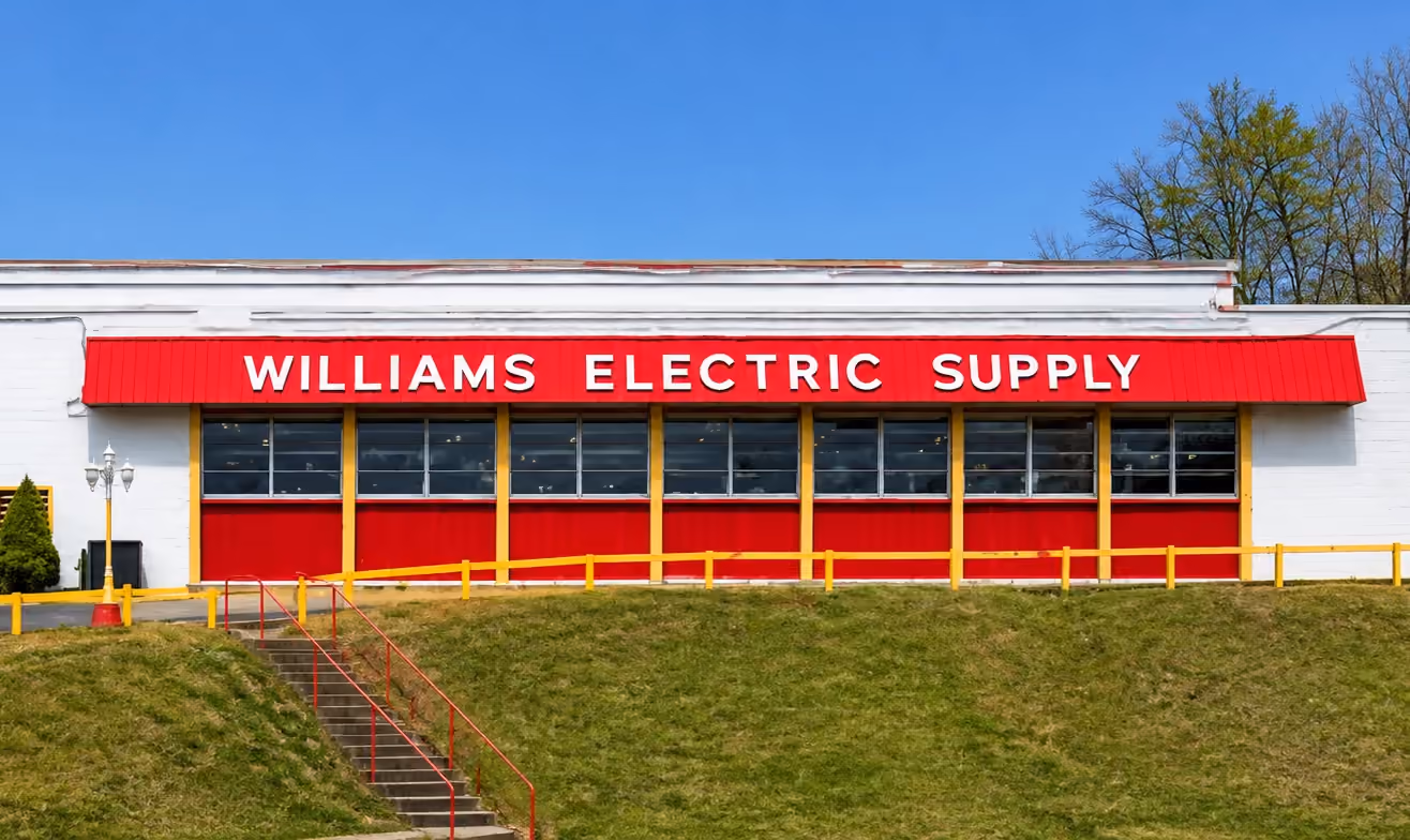 Williams Electric Supply industrial supply branch in Kingsport, Tennessee